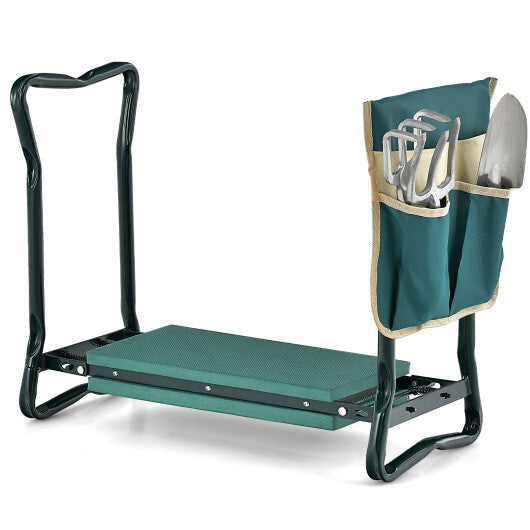 Costway Folding Sturdy Garden Kneeler Pad and Cushion Seat W2B