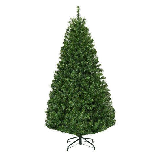 Costway 5Ft Pre-Lit Artificial Christmas Tree Hinged 150 LED Lights W2B