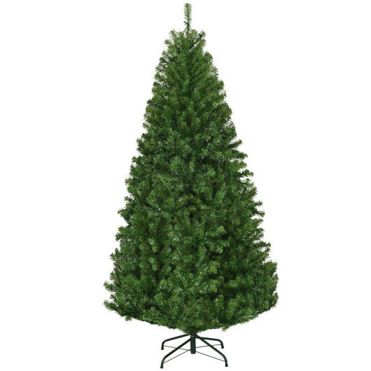 Costway 6Ft Pre-Lit Artificial Christmas Tree Hinged 350 LED Lights W2B