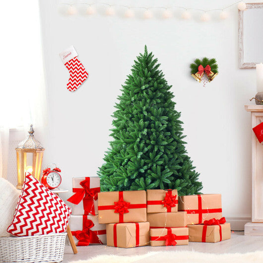 Costway 5 Feet Artificial Fir Christmas Tree with 600 Branch Tips W2B
