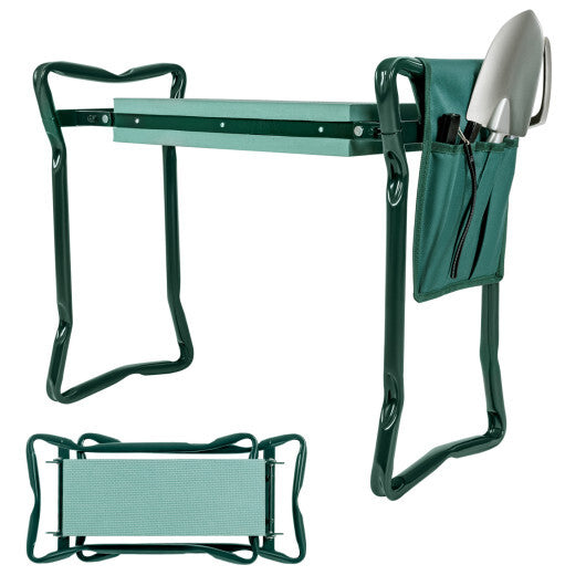 Costway Folding Sturdy Garden Kneeler Pad and Cushion Seat W2B