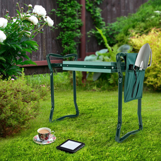 Costway Folding Sturdy Garden Kneeler Pad and Cushion Seat W2B