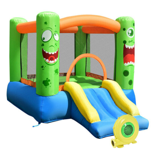 Costway Inflatable Bouncer Kids Slide Bounce House for Indoor Outdoor (Blower NOT Included)