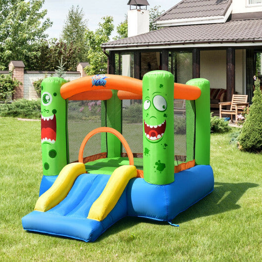 Costway Inflatable Bouncer Kids Slide Bounce House for Indoor Outdoor (Blower NOT Included)