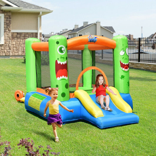 Costway Inflatable Bouncer Kids Slide Bounce House for Indoor Outdoor (Blower NOT Included)