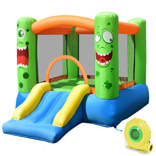 Costway Inflatable Bouncer Kids Slide Bounce House for Indoor Outdoor (Blower NOT Included)