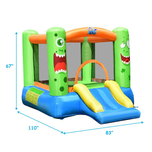 Costway Inflatable Bouncer Kids Slide Bounce House for Indoor Outdoor (Blower NOT Included)