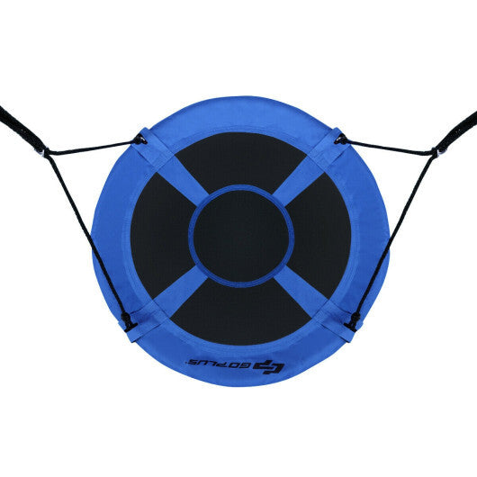 Costway 40" Flying Saucer Tree Swing Indoor Outdoor Play Set Swing for Kids Blue