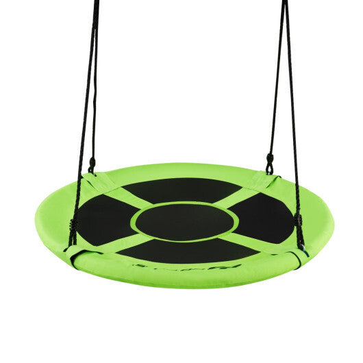 Costway 40" Flying Saucer Tree Swing Indoor Outdoor Play Set Swing for Kids Green