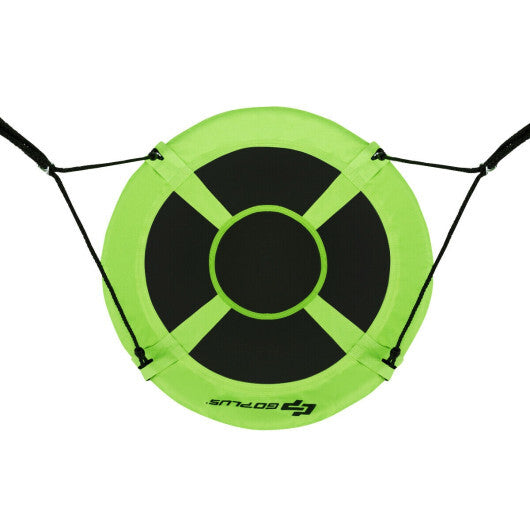 Costway 40" Flying Saucer Tree Swing Indoor Outdoor Play Set Swing for Kids Green