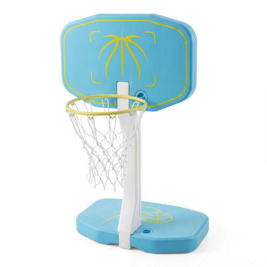 Costway 2-in-1 Pool Basketball Hoop and Pool Volleyball Net W2B