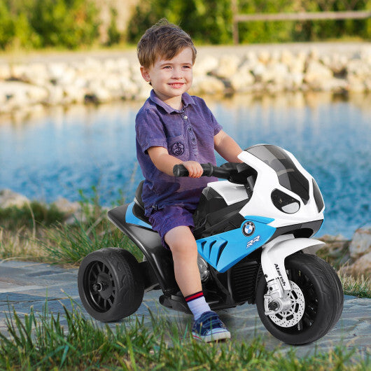 Costway Kids Ride On Motorcycle BMW Licensed 6V Electric 3 Wheels Bicycle Music&Light W2B
