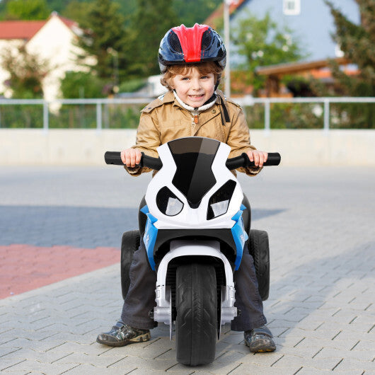 Costway Kids Ride On Motorcycle BMW Licensed 6V Electric 3 Wheels Bicycle Music&Light W2B