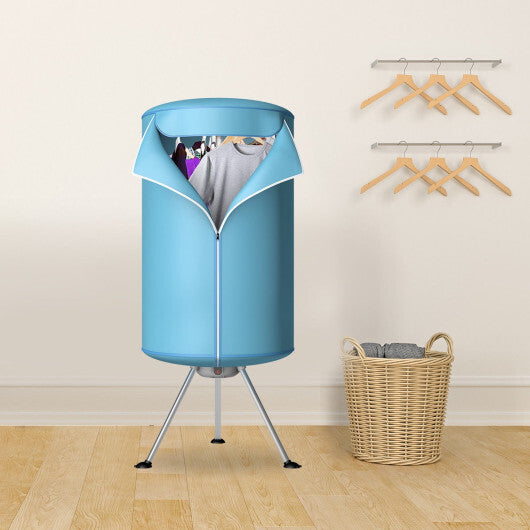 Costway Portable Ventless Laundry Clothes Dryer Folding Drying Machine Heater W2B