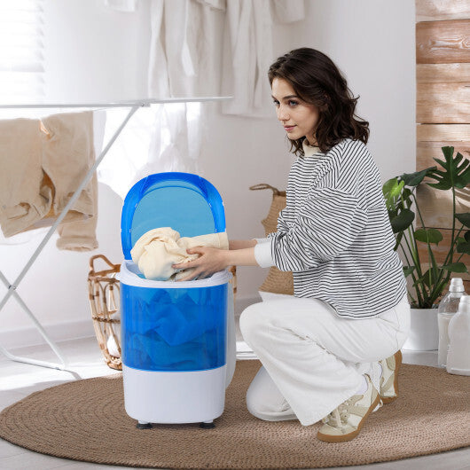 5.5 lbs Portable Semi Auto Washing Machine for Small Space W2B