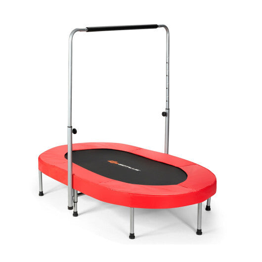 Costway 2-Person Foldable Mini Kids Fitness Rebounder Trampoline-Red W2B