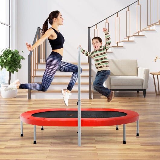 Costway 2-Person Foldable Mini Kids Fitness Rebounder Trampoline-Red W2B