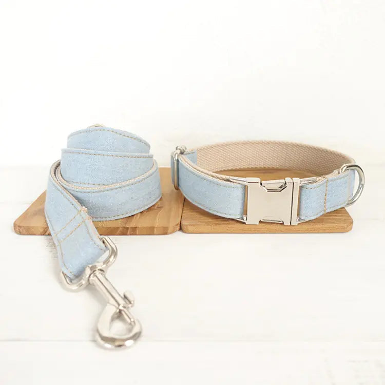 Blue Denim Leash for Pet Dogs Best YouTube Store
