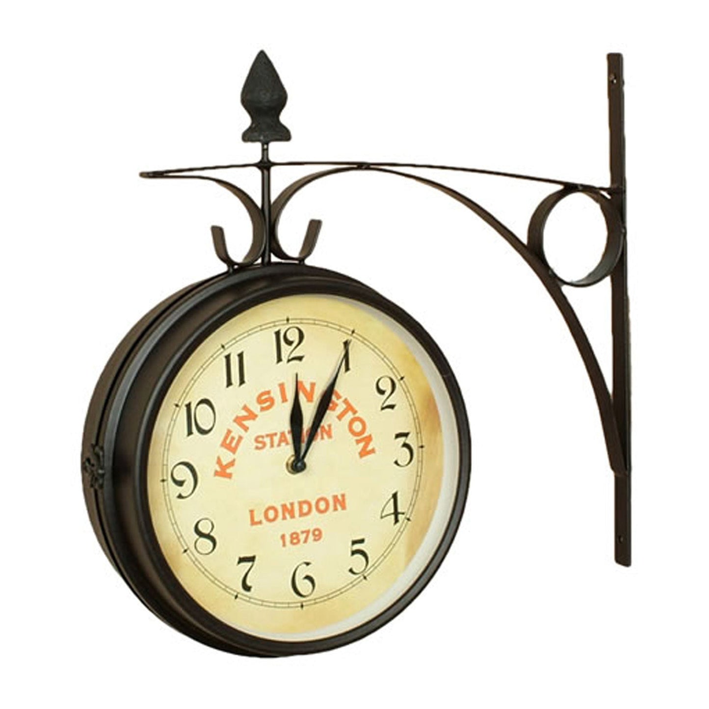 Kensington Station Double Side clock (Large) W2B