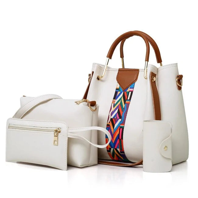 High-Quality PU Leather Fashion Women's Bag Set