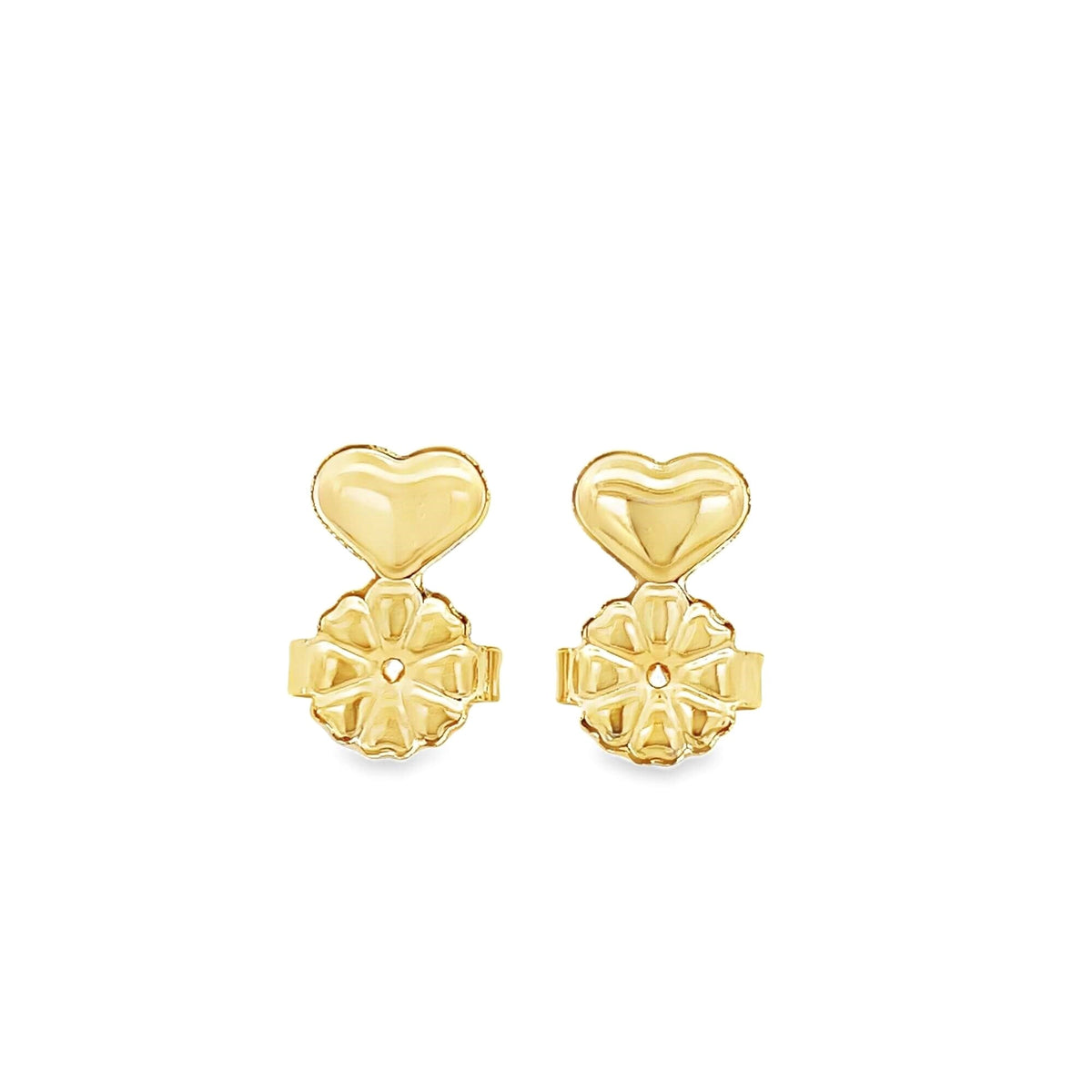 Heart and Clover Push Backs Earring Closure (XX14) MIA Jewelry