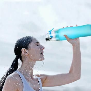 Spray Water Bottle for Sports and Hydration LadyShow.Store