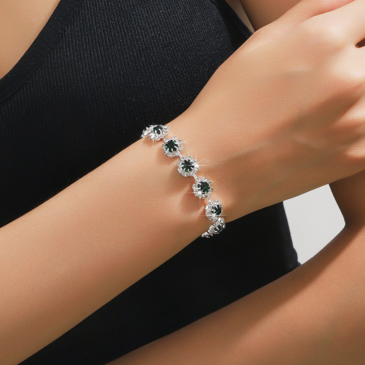 Diamond Necklace Earrings And Bracelet Three Piece Jewelry Set Best YouTube Store