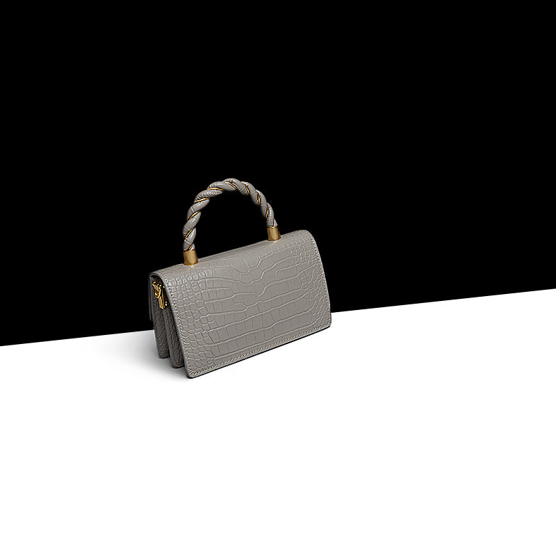 High Quality Hardware Grain Leather Genuine Vintage Handbag LadyShow.Store