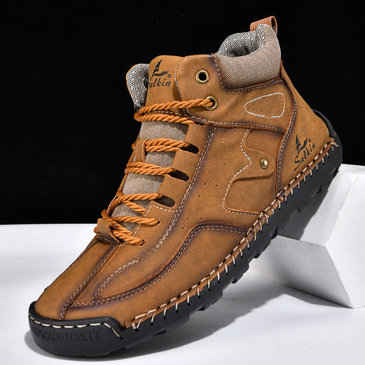 Mens Outdoor High-top Casual Shoes Best YouTube Store
