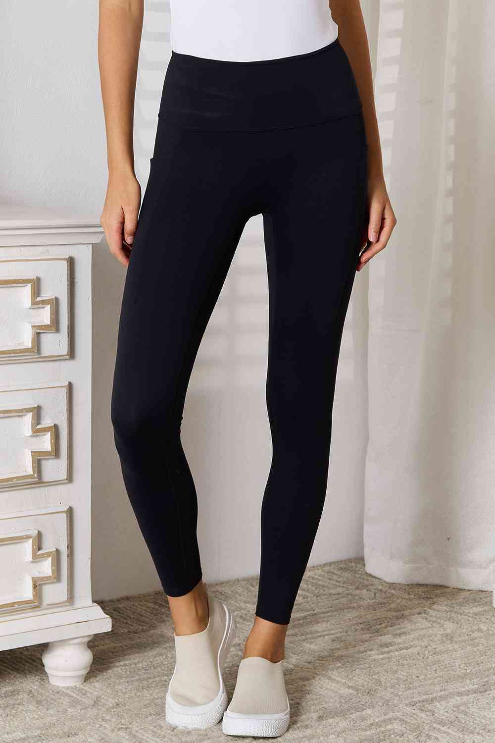 Basic Bae Wide Waistband Sports Leggings LuxuryLifeWay Online Store