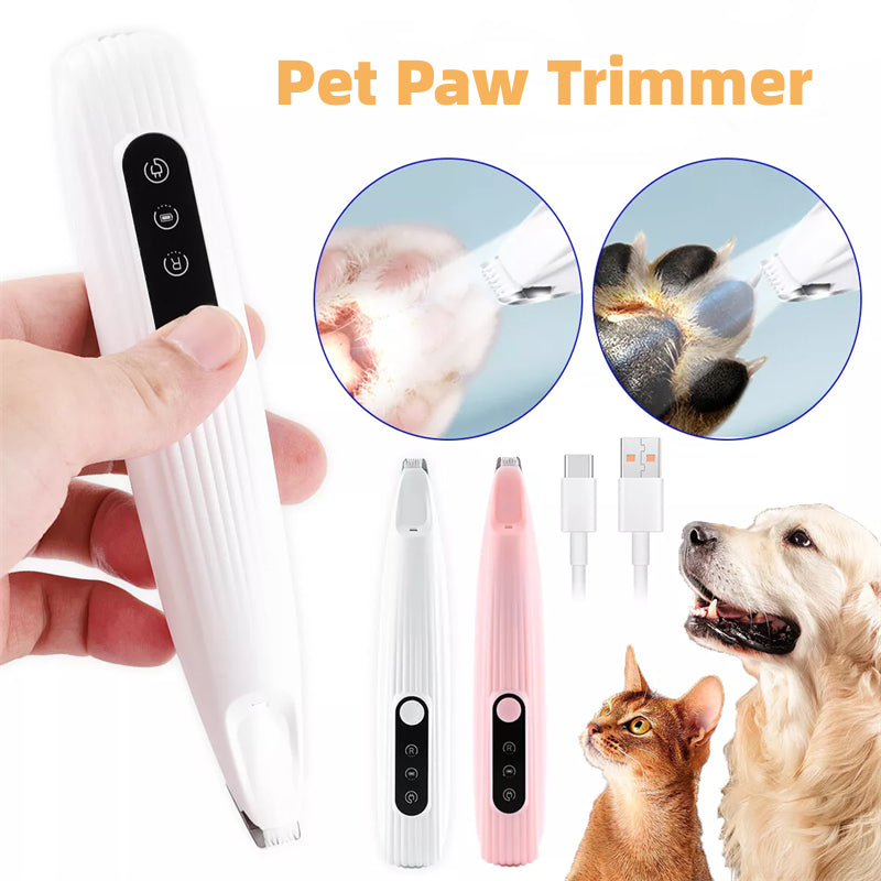 Pets Efficient LED Shaving Cat Dog Foot Hair Electric Clipper Pet Products LadyShow.Store