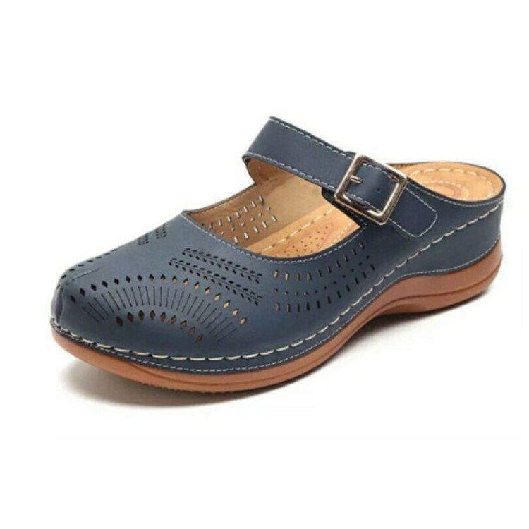 Women's Large Wedge Heel Vintage Scrub Air Breathable Sandals LadyShow.Store