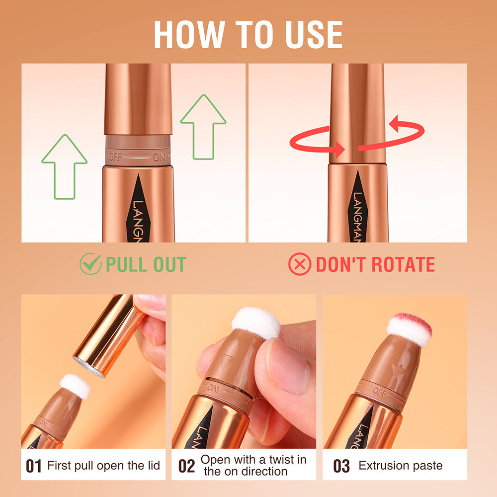 Air Cushion Repair Blush Highlight Combination Multi-color Makeup CJD