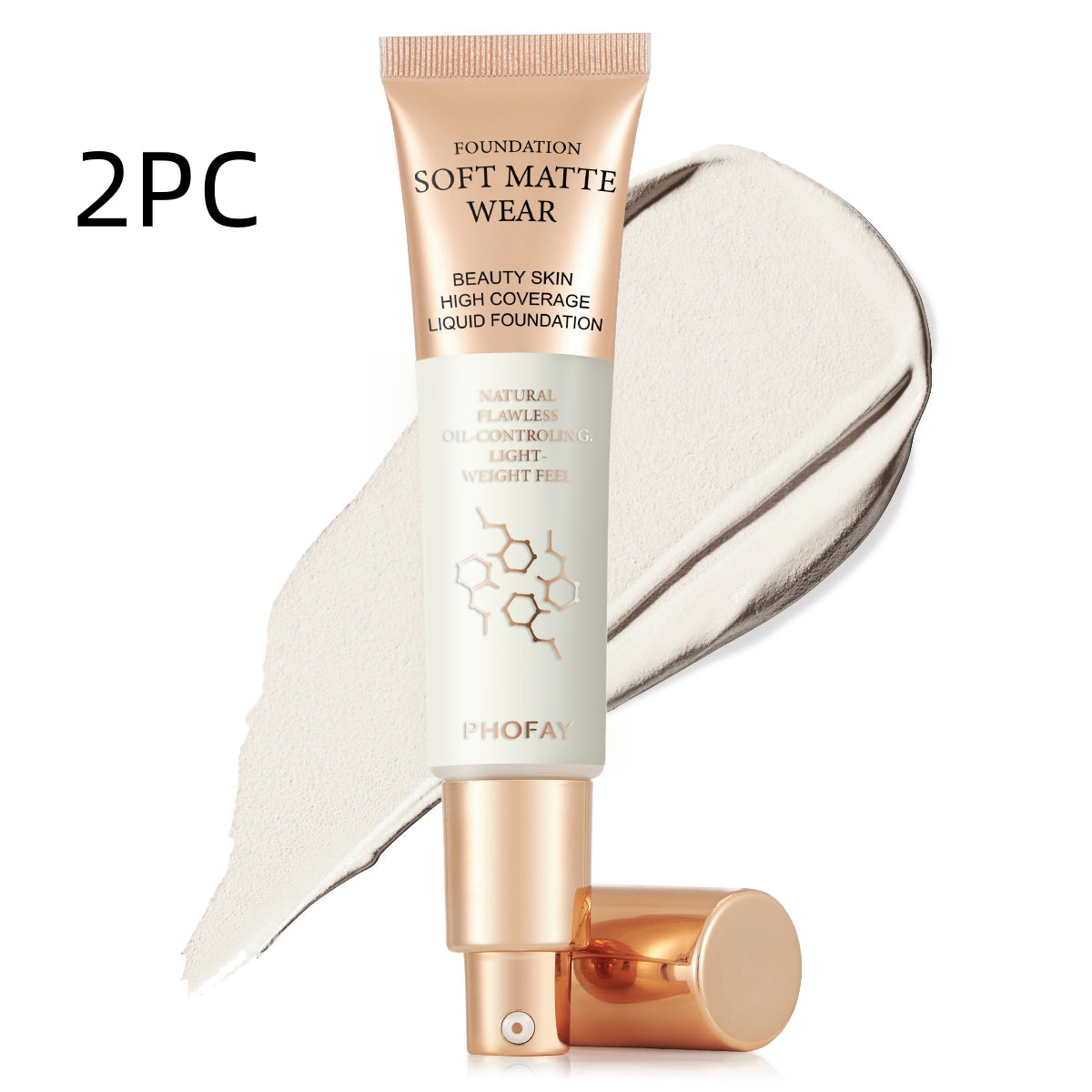 PHOFAY Full Coverage Foundation LadyShow.Store