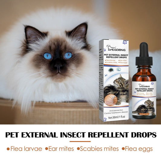 Dog Cat Drops Spray Cleaning Remove Lice Tick Flea LadyShow.Store