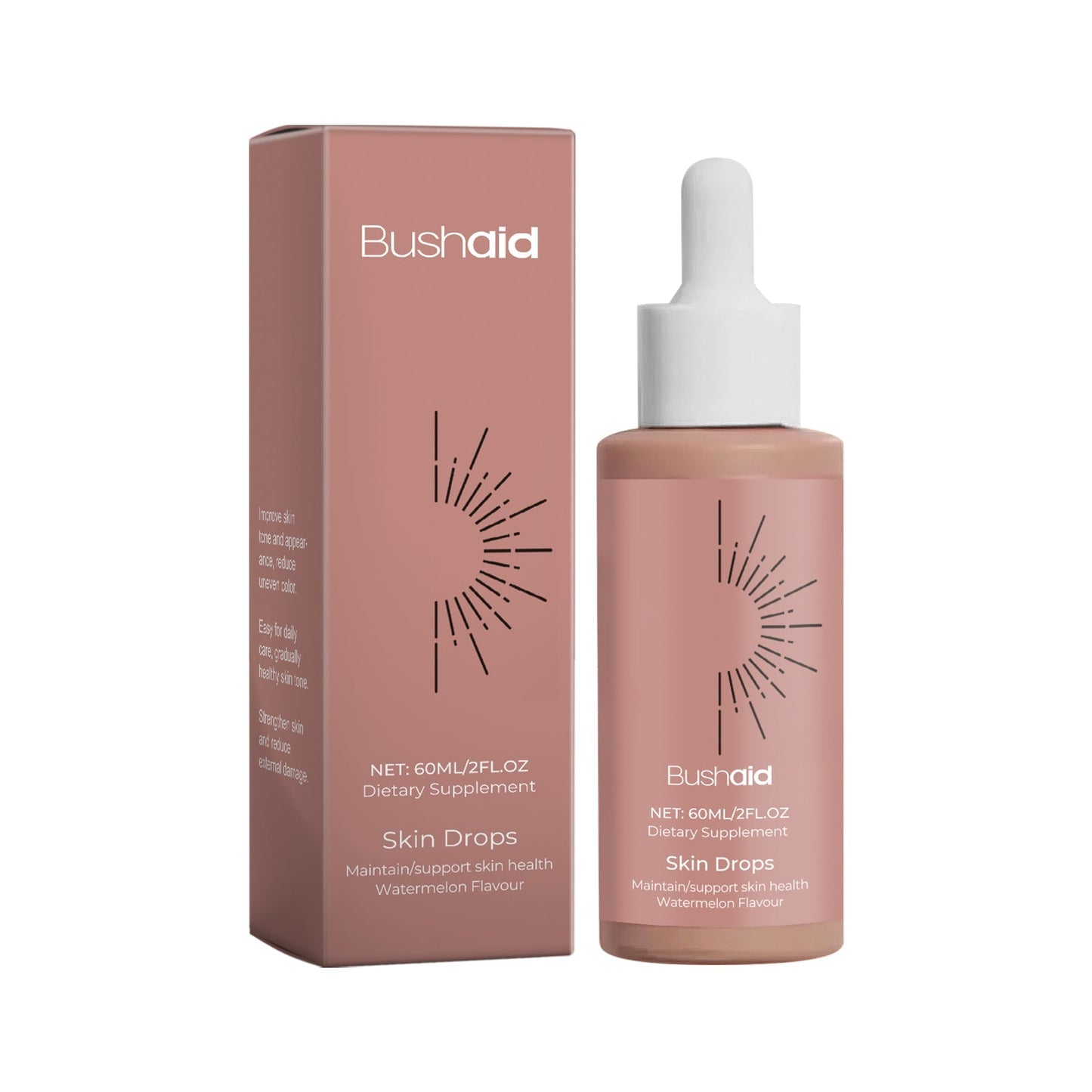 Natural Sunless Tanning Drops Oral Tri Light Beauty