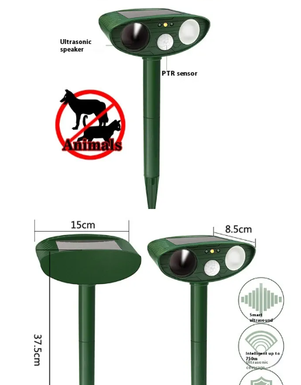 Solar-powered Animal Repeller Best YouTube Store