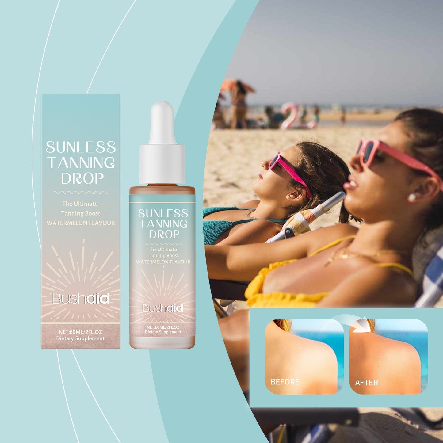 Tanning Drops Oral Tri Light Beauty