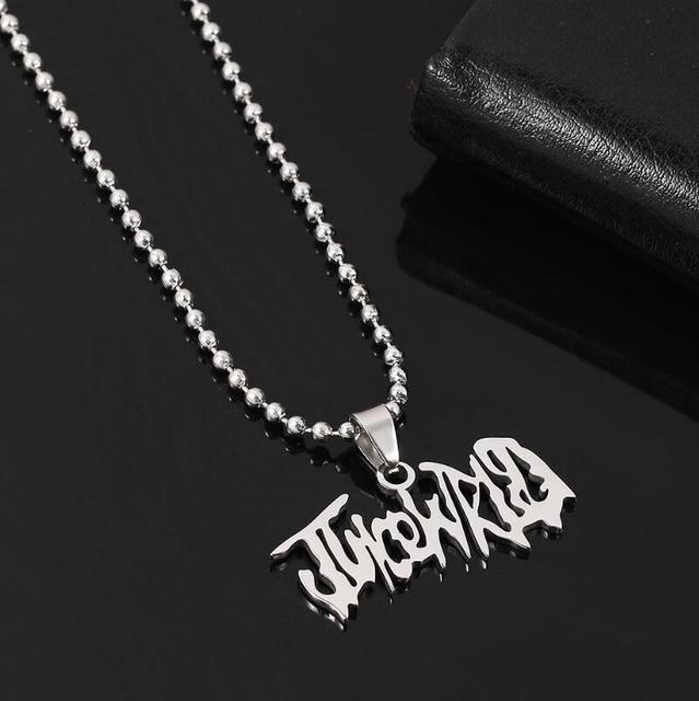 Hip Hop Rapper Letter Pendant Necklace