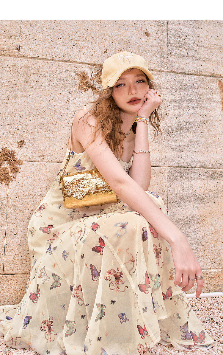 Women's Fashion Printing Slip Dress LadyShow.Store