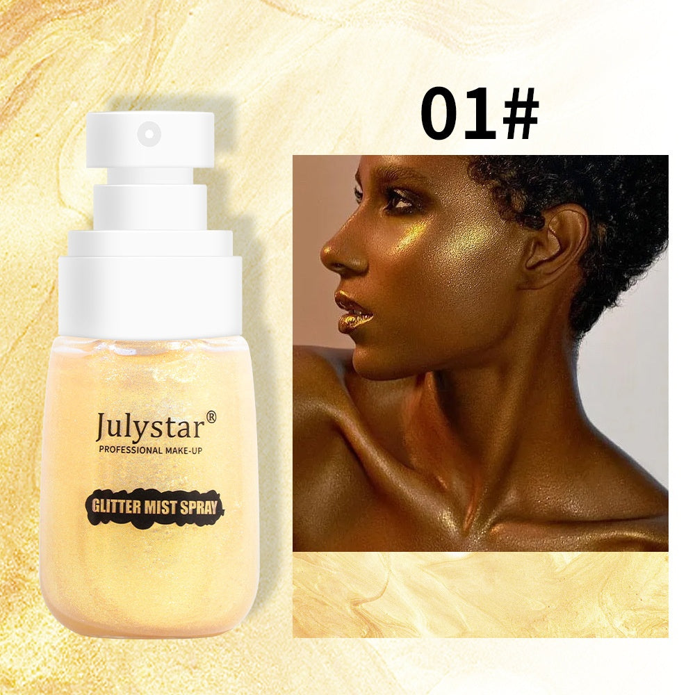 Makeup Facial Repair Brightening Face Lift Cream Durable Waterproof And Sweatproof Body Natural Highlight Spray CJD