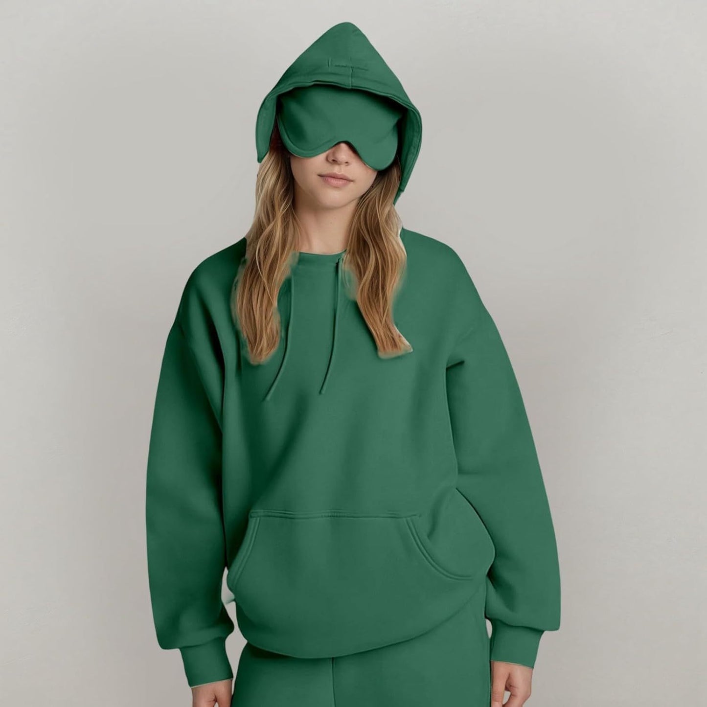 Women's Fashion Solid Color Hooded Top LadyShow.Store