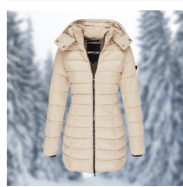 Mid-length Slim-fit Quilted Jacket LadyShow.Store