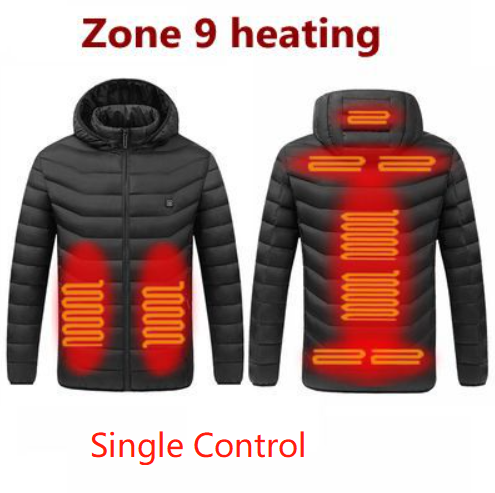 Winter Smart Heating Cotton USB Charging Heating Cotton Men's Jacket