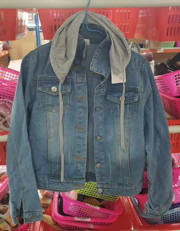 Season Xian Slim Hooded Casual Jacket LadyShow.Store