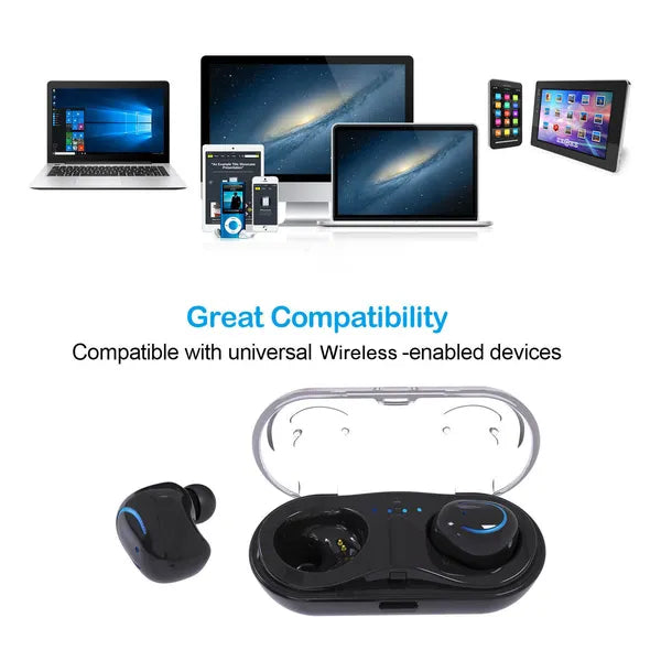 Wireless TWS Stereo Earbuds Earphones Headphone Headset CJD