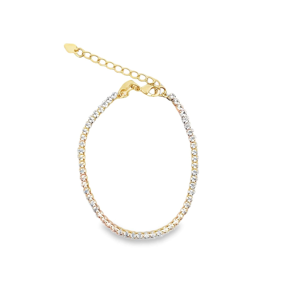 3mm Teardrop CZ Tennis Bracelet (H273/I229B) MIA Jewelry