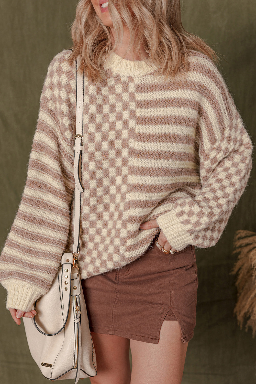 Sofia Shoulder Balloon Sleeve Sweater-0