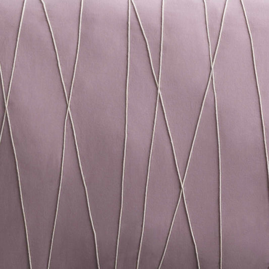 Adela Mauve Geometric Cotton Bedding Set-1