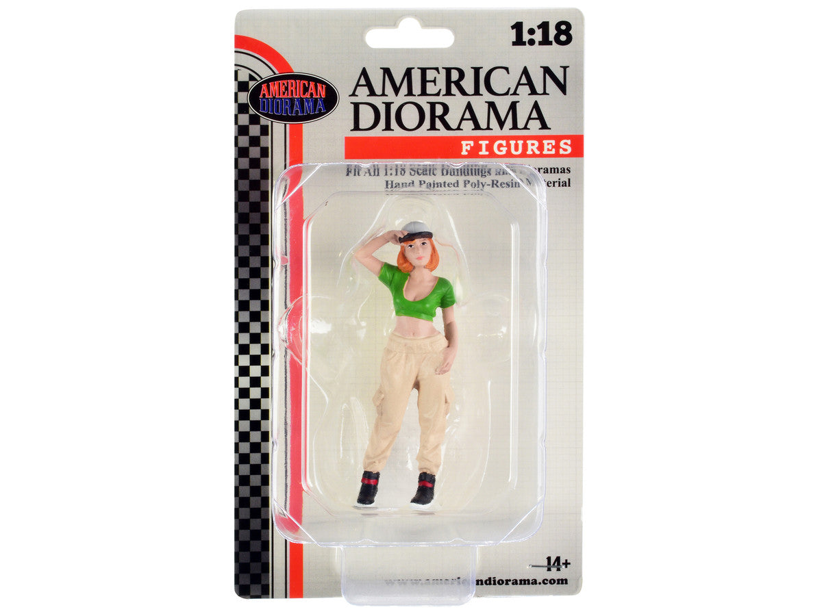 "Hip Hop Girls" Figure 1 for 1/18 Scale Models by American Diorama American Diorama